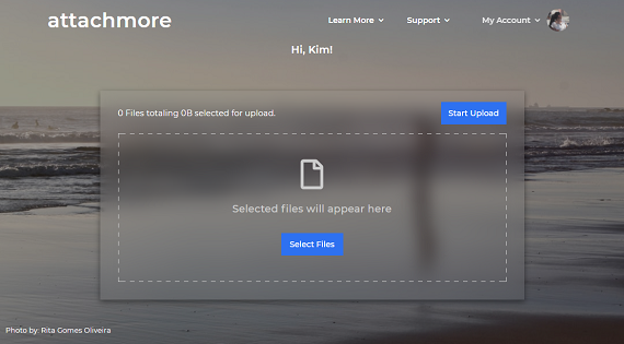 Select files in Attachmore